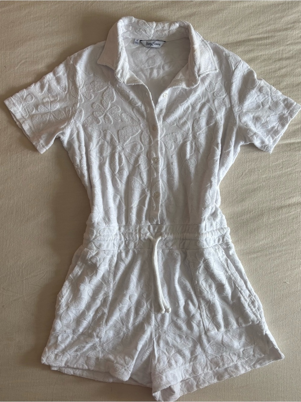 Kenny Flowers Santorini Terry Romper S Love Island USA